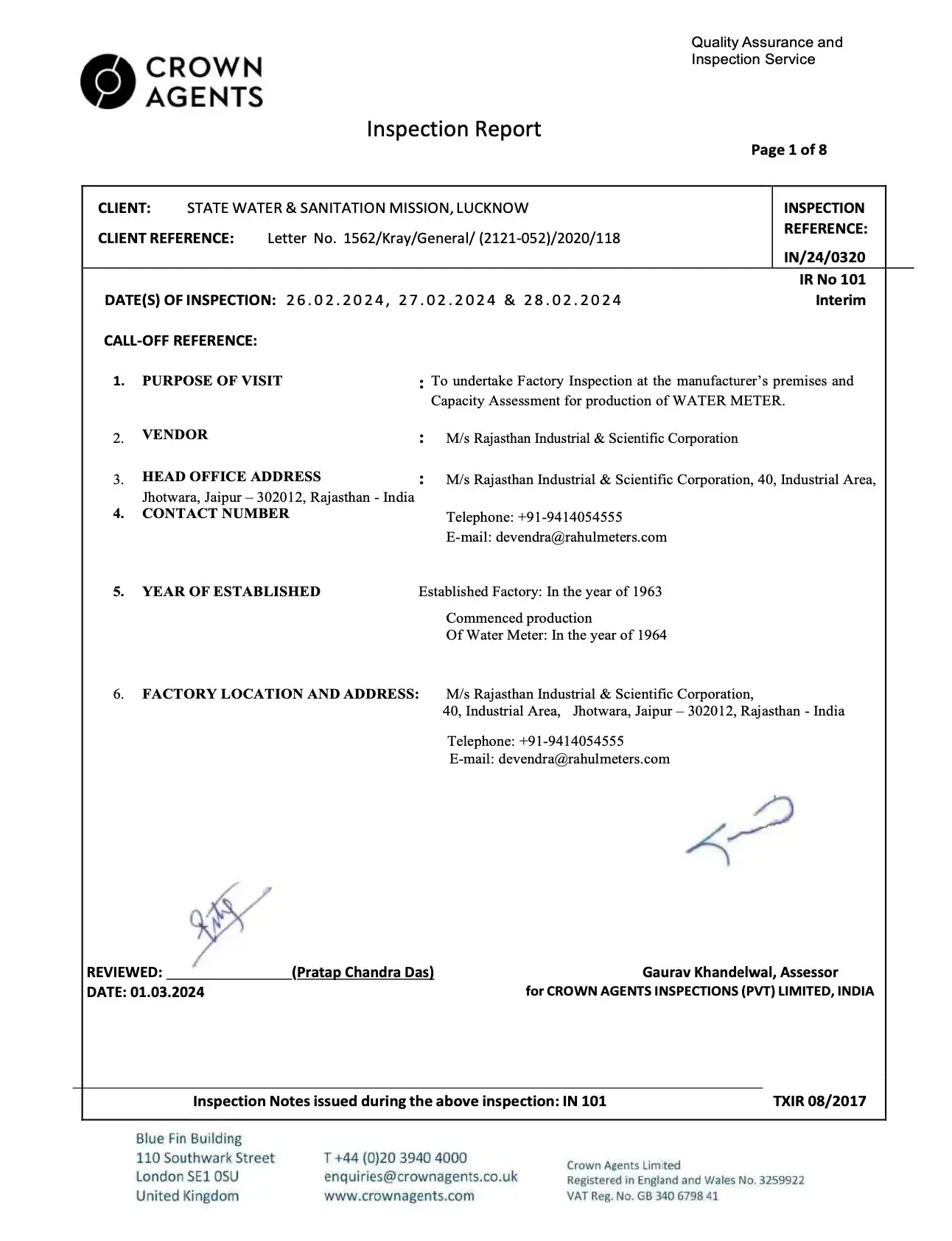 Crown Certificate